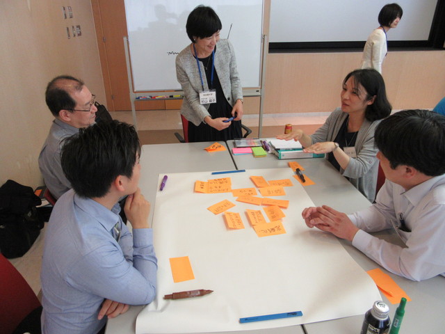 ワールド・カフェのひとコマ