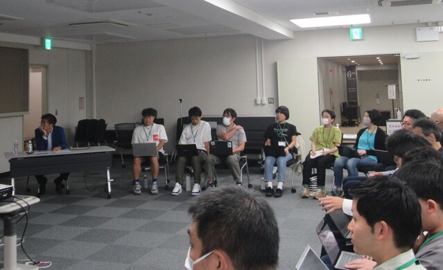 蟹江先生とのディスカッション