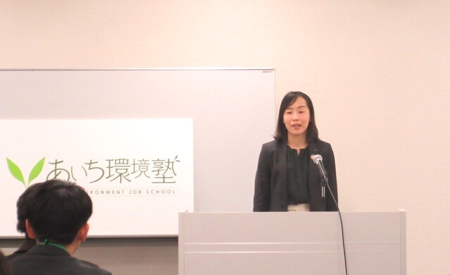 牧野塾長スピーチ